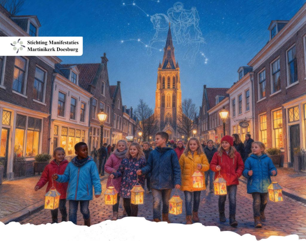 Sint Maarten lopen in Doesburg 11-11-2025
